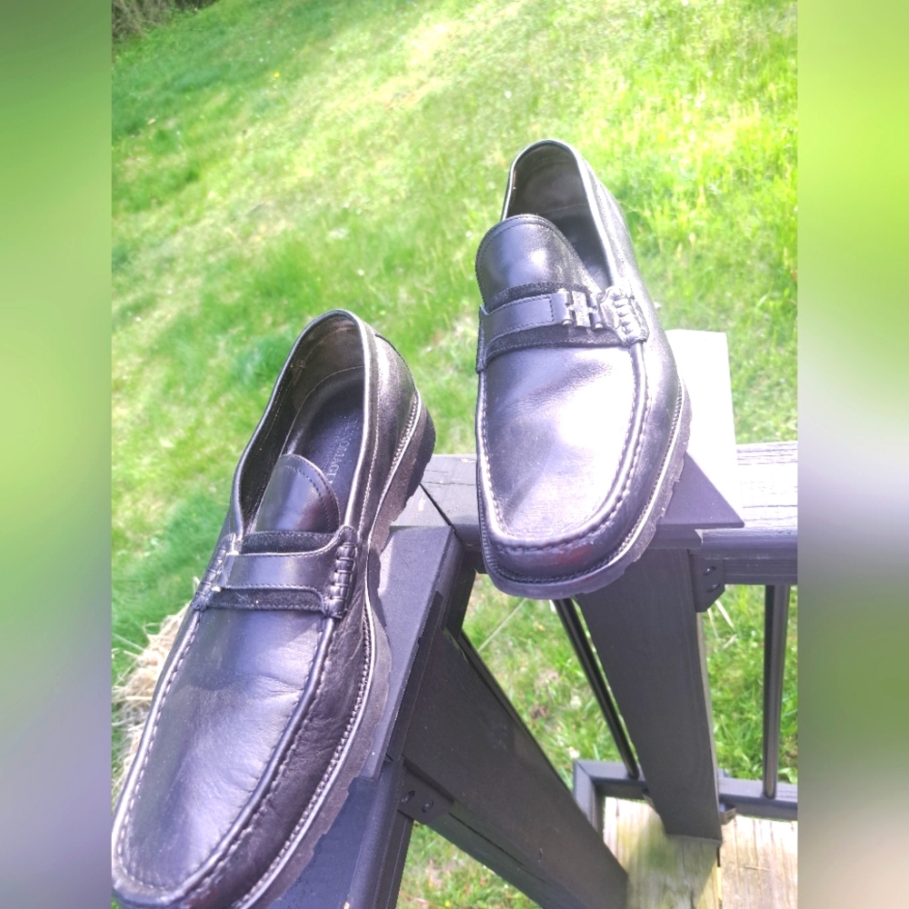 Bruno Magli Penny Loafer MO2827 Men's Black Loafers Size12M